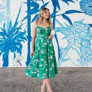 eliza j strapless midi dress